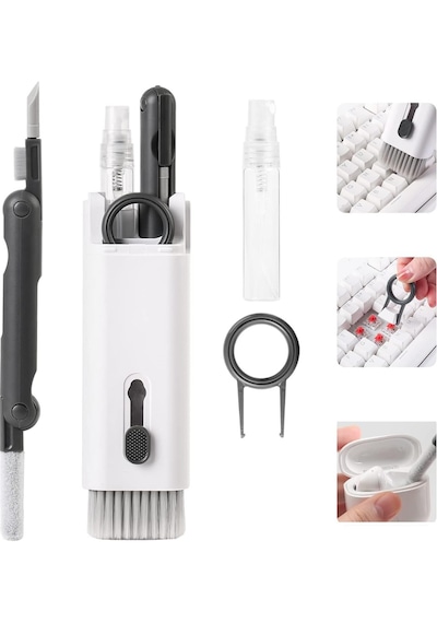 Rever 7in1 Çok Amaçlı Temizlik Kiti Telefon, Ekran, Laptop, Klavye, Telefon, Kulaklık Apple Uyumlu Airpods Temizleyici