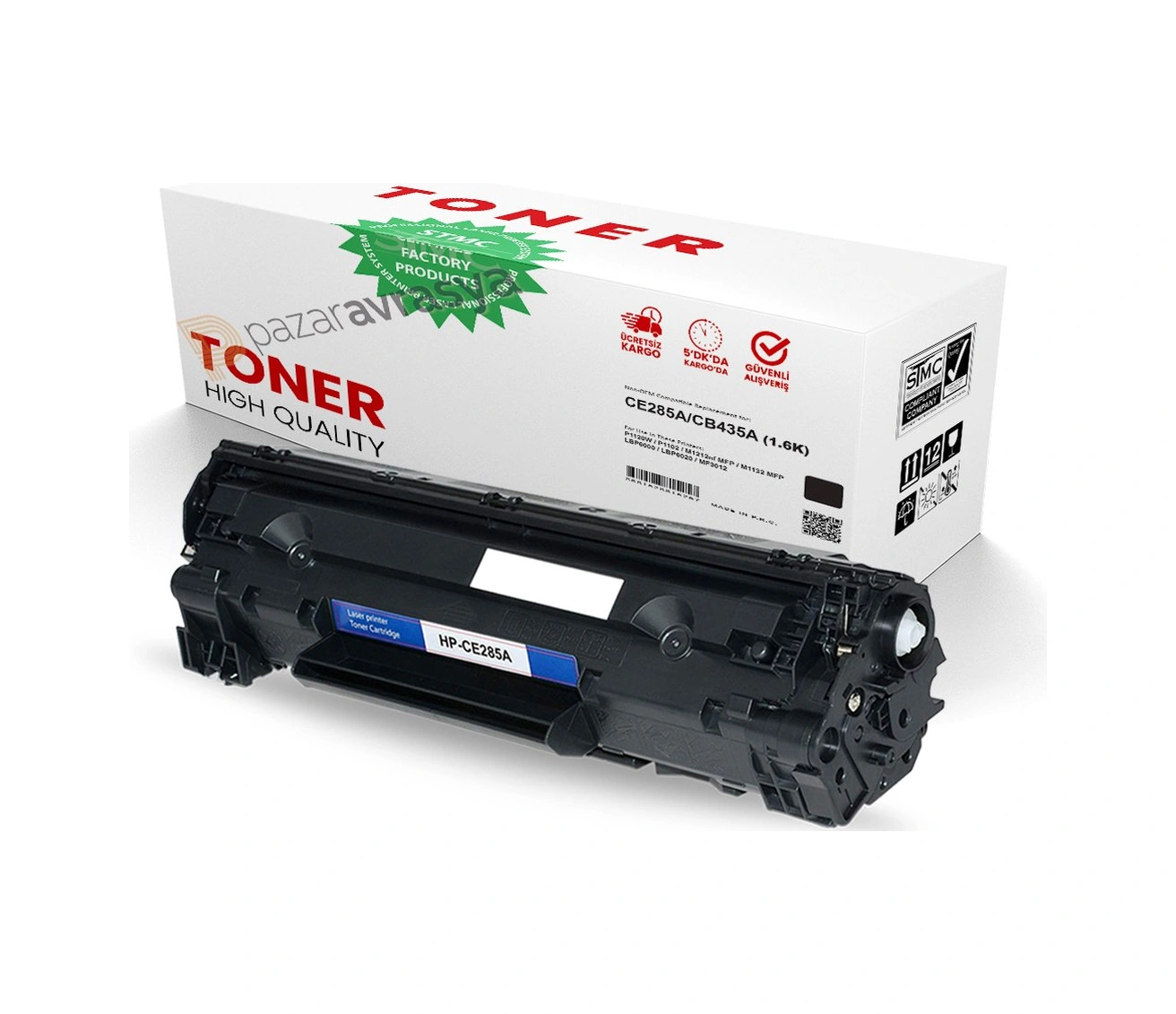 Hp Laserjet P1002/p1003 Cb435a Uyumlu, Toner /wb/