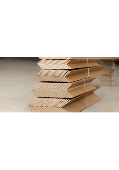 Karton Köşebent 25 Adet- 40x40x4mm 25cm- Palet Köşebent - Köşe Koruma Kartonu