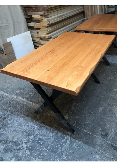 Bintaşmobilya Kayın Rengi Kütük Masa-130X80.Cm