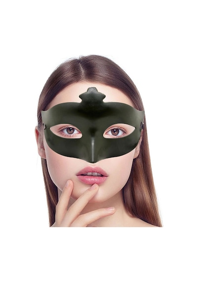 Haki Yeşil Renk Masquerade Kostüm Partisi Venedik Balo Maskesi Bx40
