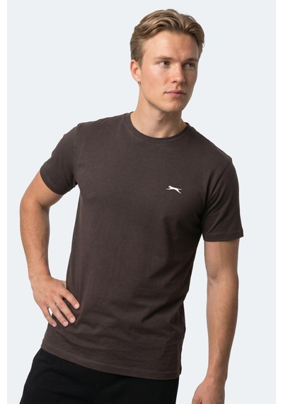 Slazenger Rosalva In Erkek Koyu Kahve Tişört Kahverengi