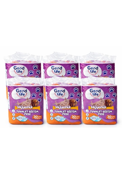 Goodlife Büyük Boy Köpek Çiş Pedi 60x90 Cm 30x6 Lı Paket