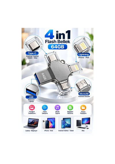 64 Gb Flash Bellek - Lisinya