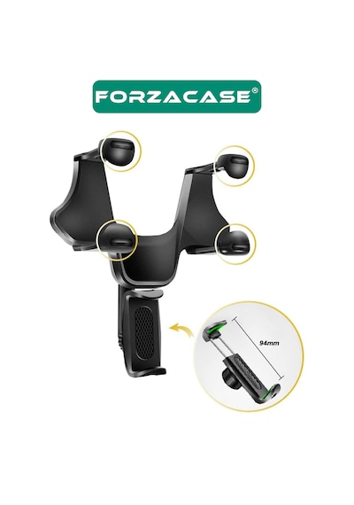 4-6.2 İnç 360 Derece Araç İçi Dikiz Aynası Telefon Tutucu - Fc977