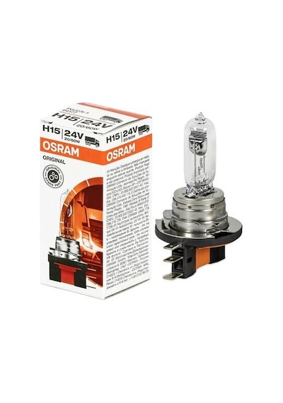 24v Ampul H15 20/60w Yeni Çift Flamanlı Osram 64177 1 Adet