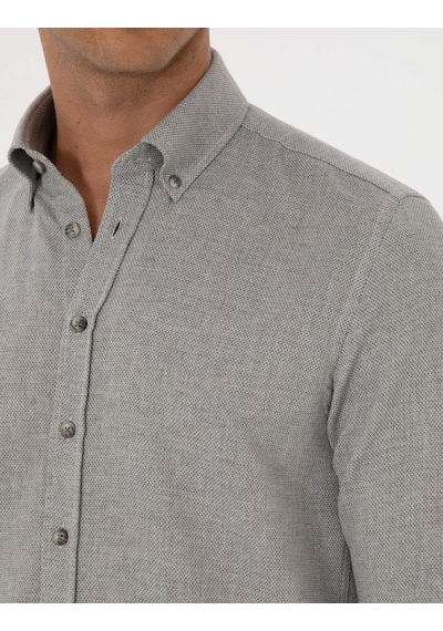 Pierre Cardin Erkek Gri Gömlek Desenli 50316768-vr024 Gri