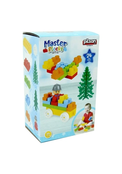 Pilsan Aksesuarlı Master Bloklar 24  Parça
