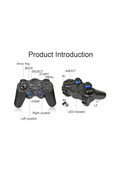 Kablosuz 2.4g Gamepad Oyun Kolu Ps3,pc,android Akıllı Tv,tablet,kablosuz Oyun Kolu