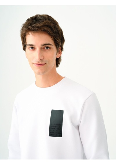 LOFT Regular Fit Erkek Sweatshirt Lf2034185 Q1.v1 Beyaz