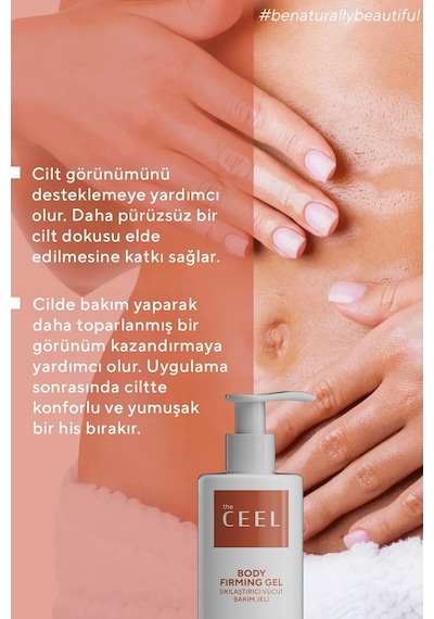 The Ceel Kafein & Üzüm Çekirdeği Yağı Sıkılaştırıcı Vücut Bakım Jeli 250 ML