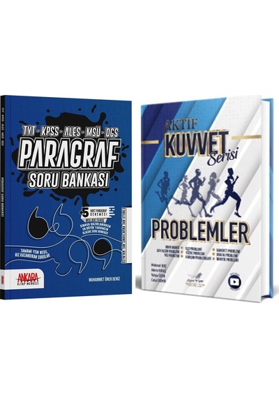 Aktif Öğrenme Problemler Ve Akm Paragraf Soru Bankası Seti 2 Kitap