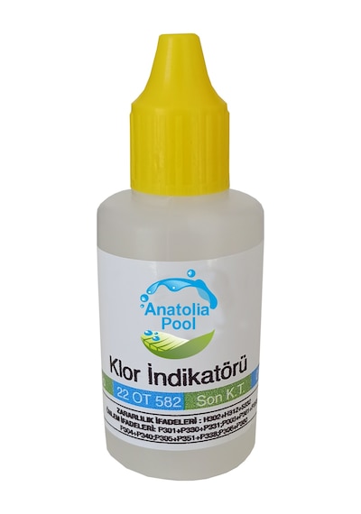 Anatolia Pool Havuz Suyu Test Kiti Yedek Klor Sıvısı