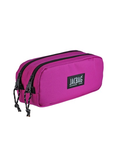 Jacbag Dual Pouch-iki Bölmeli Kalem Kutusu Dual Pouch-pembe renkli