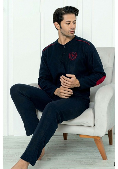Wordex Flkm 7201 Polar Kışlık Erkek Ev Cepli Ev Pijama Takımı Uyku Takımı Lacivert Wordex Flkm 7201 Polar Kışlık Erkek Ev Cepli Ev Pijama Takımı Uyku Takımı Lacivert