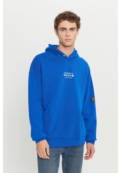 AC&Co / Altınyıldız Classics Erkek Mavı Oversize Fit Bol Kesim Kapüşonlu İçi Polarlı Pamuklu Sweatshirt Mavi AC&Co / Altınyıldız Classics Erkek Mavı Oversize Fit Bol Kesim Kapüşonlu İçi Polarlı Pamuklu Sweatshirt Mavi