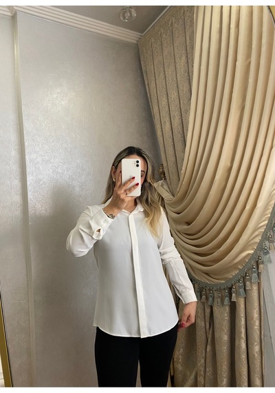 İlayla Beyaz Gömlek