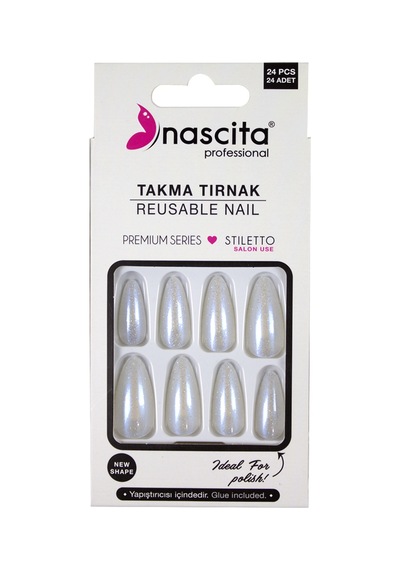 Nascita Kedi Gözü Takma Tırnak 24'lü Set Nasnaıl00196