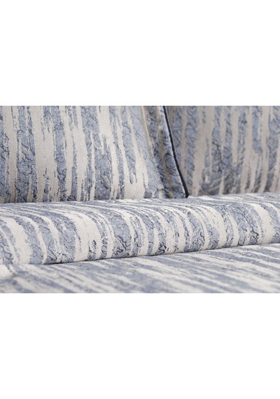 Calantha Home Collection Estella 3 Parça Lacivert Geometrik Pike Takımı 240 X 260 Cm Lacivert