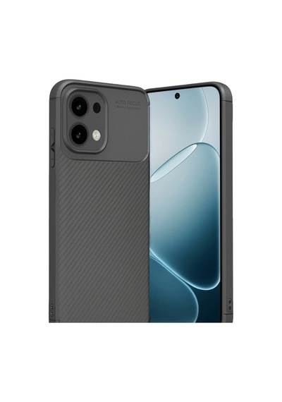 Uryport Oppo A6 Pro 4g Auto Focus Karbon Kapak - Gri