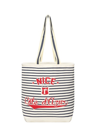Simplee Living Kumaş Plaj Çantası - Nice Çok Renkli