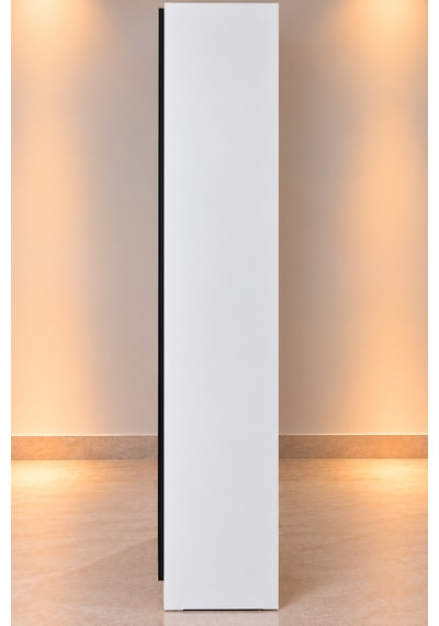 Imobsan Beyaz Led Işıklı Reflekte Cam Kapaklı Vitrin Dolabı 6 Mdf Raflı Imobsan Beyaz Led Işıklı Reflekte Cam Kapaklı Vitrin Dolabı 6 Mdf Raflı