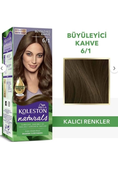Koleston Naturals 6/1 Büyüleyici Kahve Saç Boyası