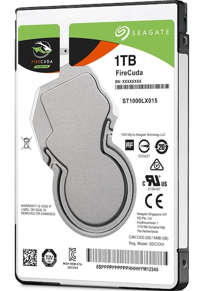 Seagate Firecuda ST1000LX015 2.5" 1 TB SATA 3 5400 RPM PC SSHD