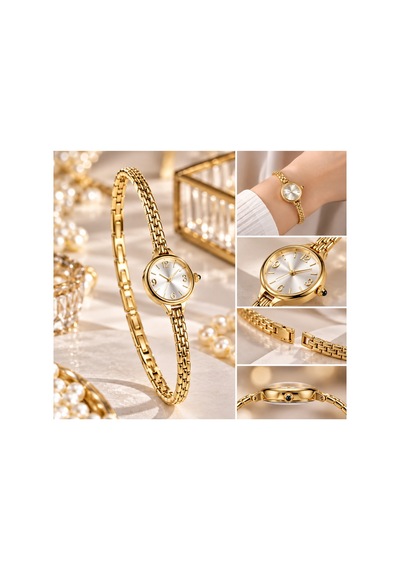 Xuping 14k Çelik Renk Atmaz Kadın Kol Saati Gri - 931412969 Gümüş