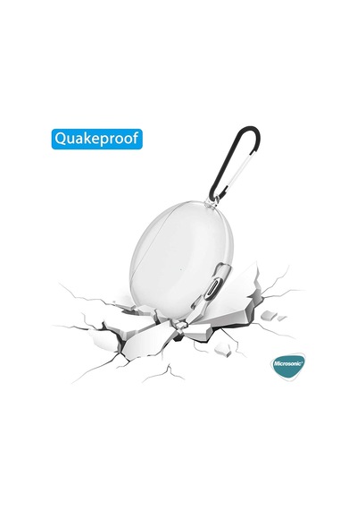 Microsonic Huawei FreeBuds 4i Kılıf Transparent Clear Soft