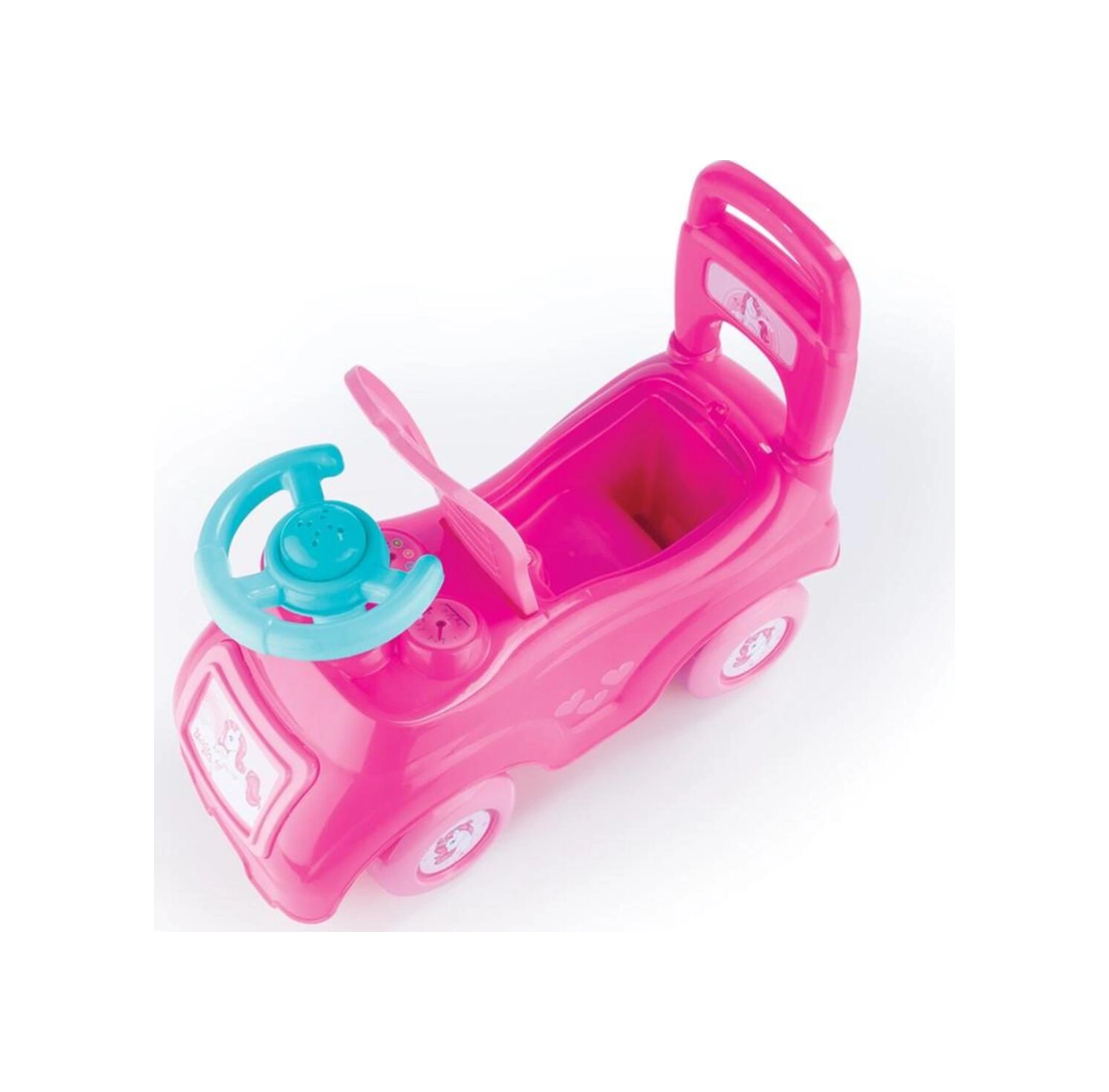 2522 Unicorn Bingit Pedalsız Araba Kız Çocuk Ilk Arabam Pembe Pembe