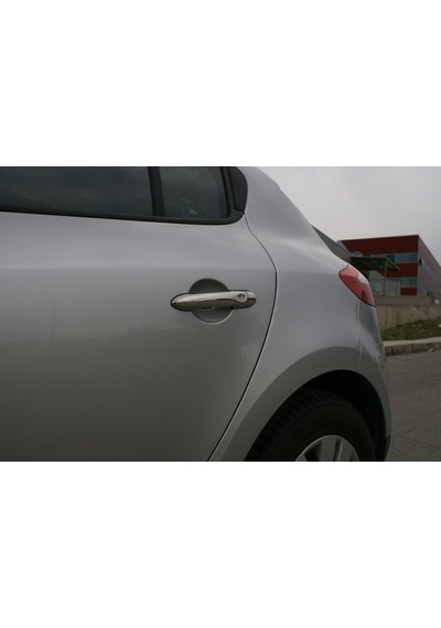Renault Megane 3 Uyumlu 2010-2016 Krom Kapı Kolu 4 Kapı Paslanmaz Çelik