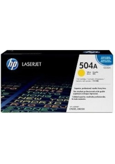 Hp 504A-Ce252A Sarı Toner --3530/3530Fs