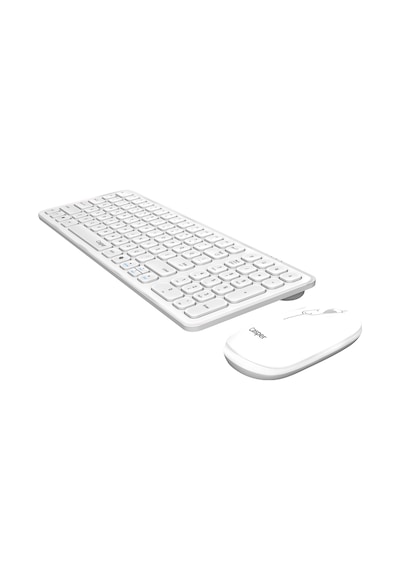 Casper D300 Beyaz Kablosuz Klavye Mouse Set Optik