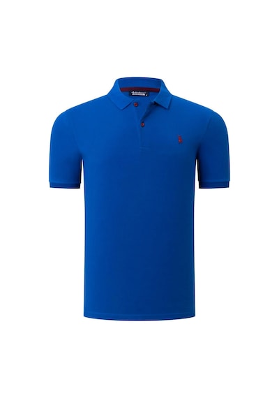 T8561 Dewberry Erkek Tshırt-düz Saks Düz Saks