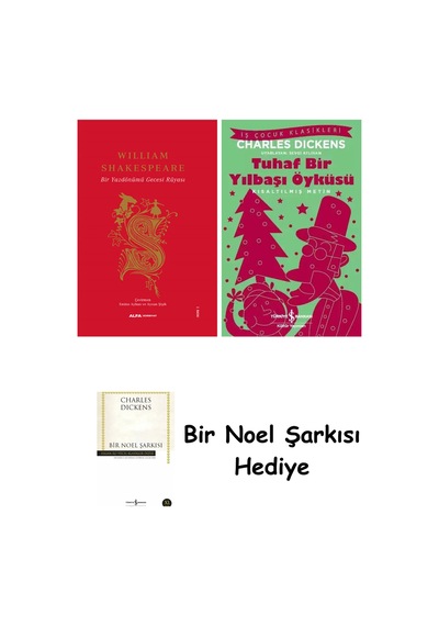 Bir Yazdönümü Gecesi Rüyası Ciltli + Tuhaf Bir Yılbaşı Öyküsü + Bir Noel Şarkısı