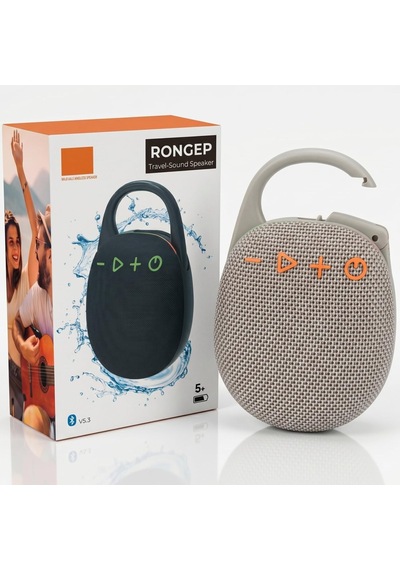 Travel-sound Taşınabilir Bluetooth Hoparlör V5.3 Önü Kumaş Kaplı Tft/aux/usb Destekli Rgb Işıklı Ipx6 Su Sı 11949714