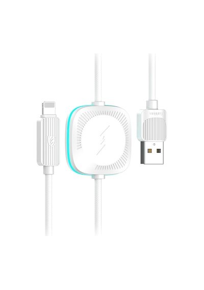 Usb To Lightning Ve 2.5w Kablosuz Saat Şarj Çıkışlı 2in1 Hızlı Şarj Kablosu Watch Şarj