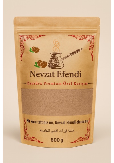 Nevzat Efendi Zanidex Premium 800g Özel Karışım Kahve Diğer
