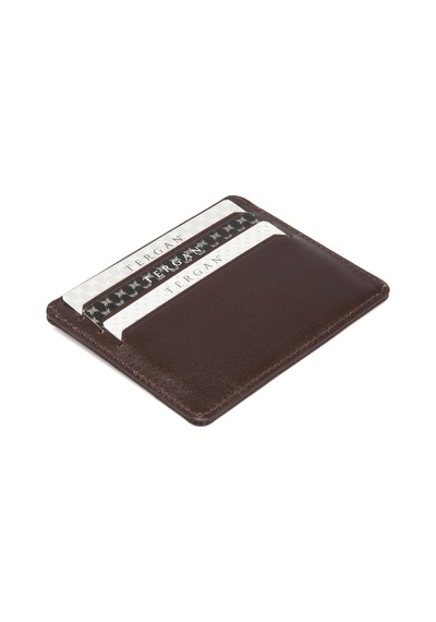 Tergan Kahve Deri Unisex Kredi Kartlık 1050B07