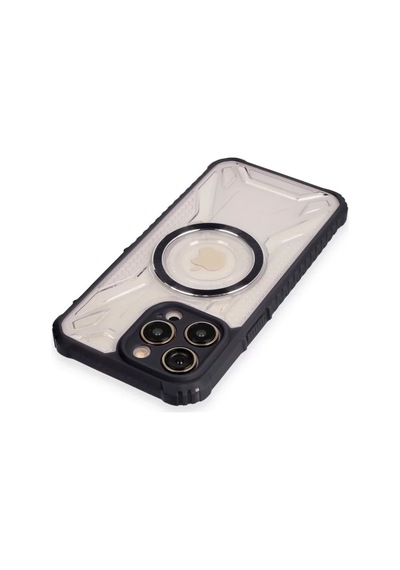 Newface Apple İphone 12 Pro Max Kılıf Prag Magneticsafe Kapak - Siyah
