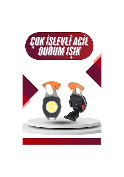 7 - 785 - Modlu Mini Led Lamba Anahtarlık Usb Şarjlı Kamp - Csmo-tex - İçin Tnabilir Çok Renkli