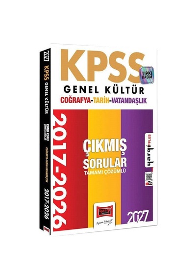 Yargı 2027 Kpss Genel Kültür Tarih-coğrafya-vatandaşlık Çıkmış Sorular 2017-2026 Çözümlü