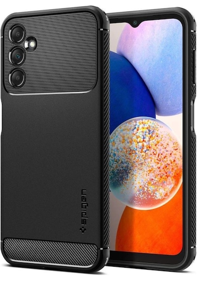 Spigen Galaxy A14 5g İle Uyumlu Kılıf Rugged Armor Matte Black
