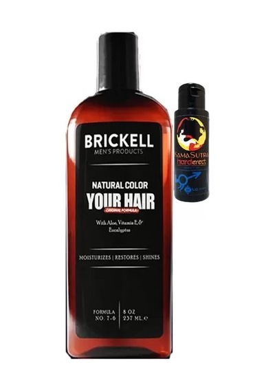 Brickell Şampuan Saçsakal Erkek Beyazıık Anti.white 237ml + L.kamasutra Erkeğe Özel Sertlikkremi 60 Ml - 100