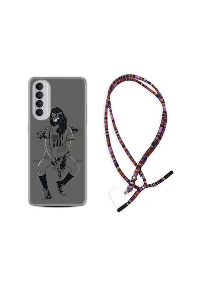 Oppo Reno 4 Pro Kılıf Rasta Boyun Askılı Purest Evil 1627