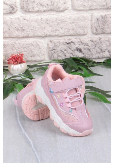 Fort Cool Bella Rahat Hafif Sneaker Kız Çocuk Ayakkabı Pudra