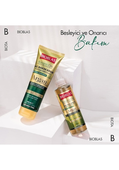 Bioblas Botanic Oils Argan Yağlı Saç Kremi 250 Ml Onarıcı Argan Saç Bakım Kremi