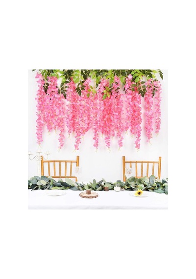 Yapay Çiçek Sarkan 3 Dallı Akasya 90cm PEMBE