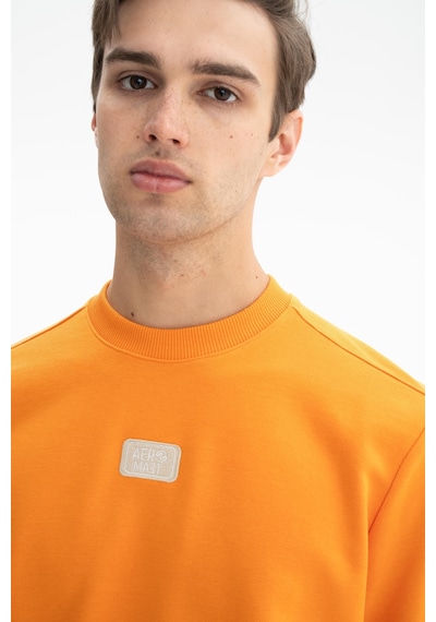 AR-MA Arma Erkek Sade Şık Regular Fit Şardonsuz 3 İplik Bisiklet Yaka Sweatshirt 001